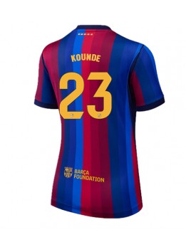 Barcelona Jules Kounde #23 Heimtrikot für Frauen 2026-27 Kurzarm